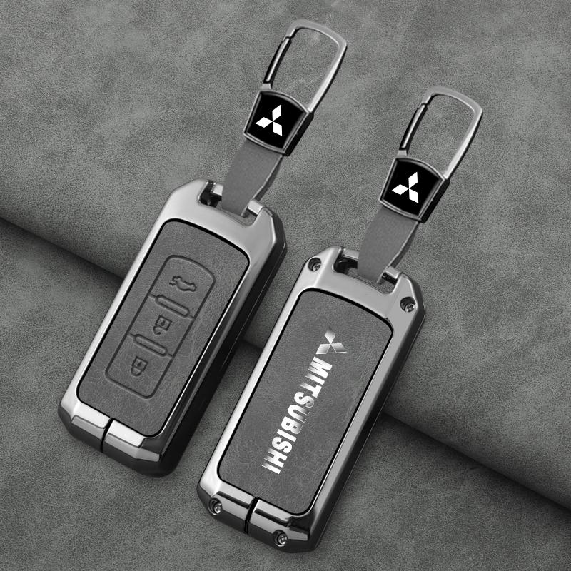 Cyakpr1 2/3 Buttons Zinc Alloy Car Key Shell Modified Flip Folding Key Case Key Bag For MITSUBISHI Lancer EX Competition Outlander ASX