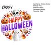 Durable Sunproof Glass Stickers Halloween Window Clings, Cute Ghost Pumpkin Skull Happy Sticker, Reusable Skeleton Theme Party Supplies Double