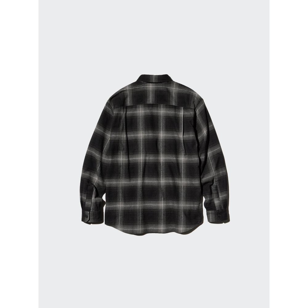 Uniqlo Flannel Check Shirt  Long Sleeve  D