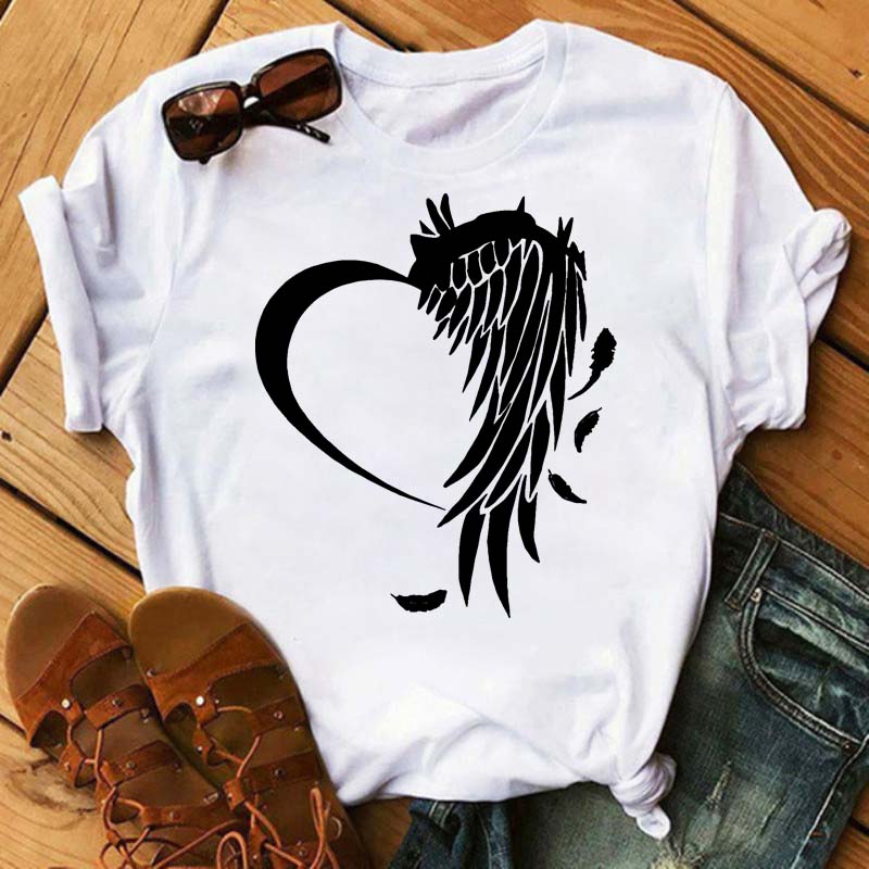 Femei Cartoon Bird Nou Lovely Cute Trend 90 Style Fashion Summer Lady Print Trie Graphic T Top Travel Tshirts Trend T-Shirt