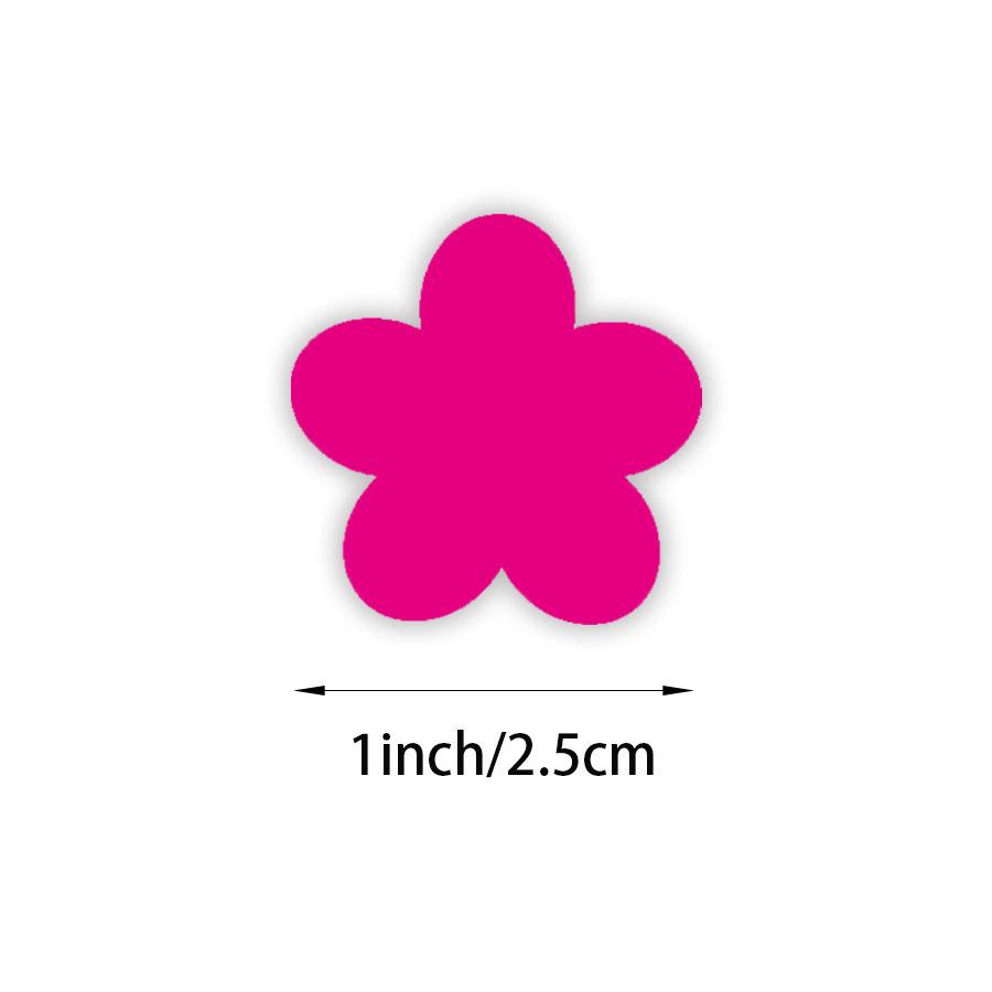 Heart-Shaped Love Stickers - 500 Self-Adhesive Labels per Roll