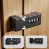 High Security Cabinet Lock Keyless Door Bolt Security Drawer Lock Adjustable Password Mechanism Easy to Install
