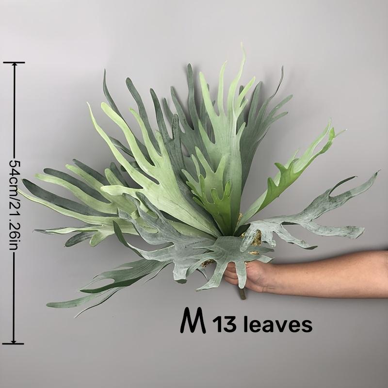 

1шт искусственная зелень подвесные стены суккулентные растения для цветочных композиций искусственный папоротник оленьего рога современный M