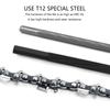 Professional Chainsaw File Set Strong Round Files 3.2mm 4.0mm 4.8mm 5.5mm Cut Chains Includes Storage for Sharpening