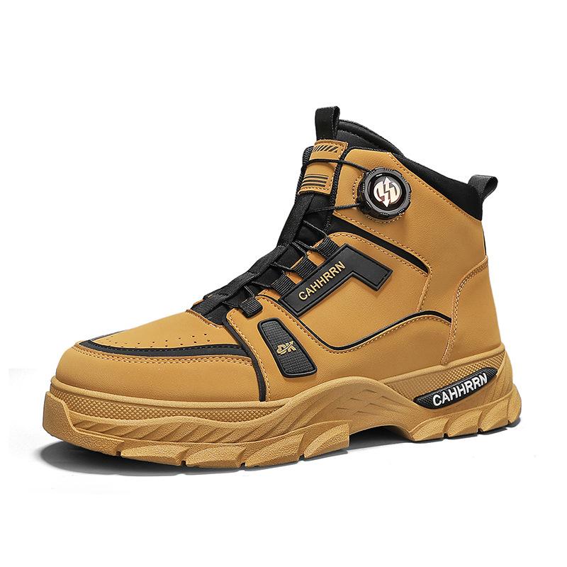 

Мужские ботинки Ботинки Martin Мужские ботинки Износостойкие ботинки на платформе с поворотной пряжкой Мужские осенне-зимние высокие спортивные короткие ботинки 39