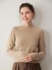 Women's Half-High Neck Baby Goat Cashmere Sweater - Thick, Soft, and Skin-Friendly for Autumn and Winter