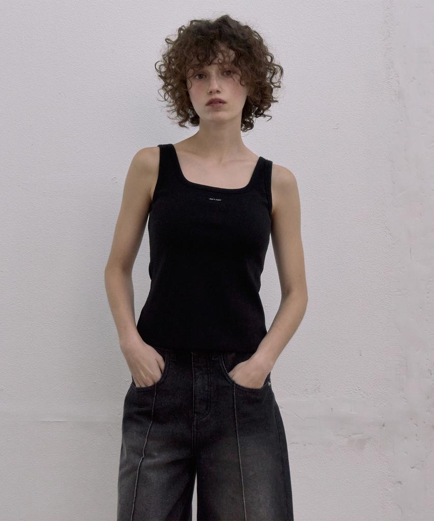 JUCYJUDY Sleeveless Ribbed T-Shirt Jzts020B