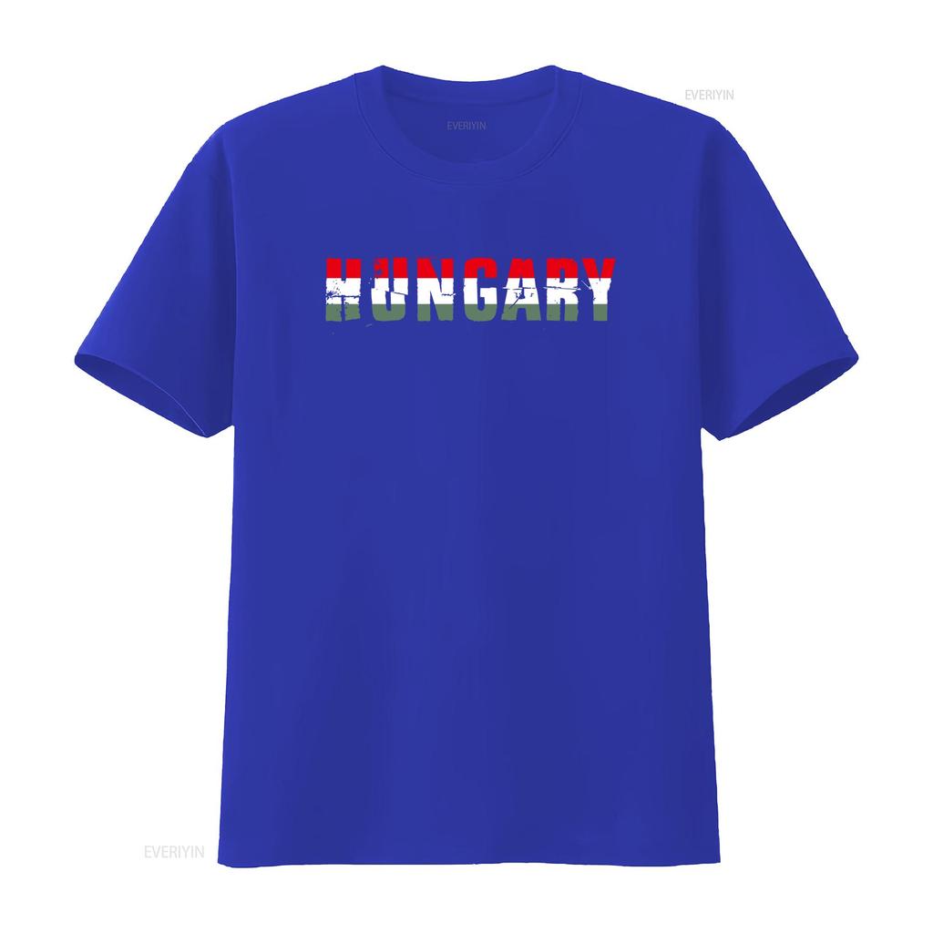 Hungary T Shirt Magyarorsz G Hungarian Flag Coat Of Arms Patriotic Vintage Washed Soft Designer Clothes Unisex Breathable