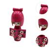 Wooden Kimono Doll Miniature Figurine Ornament 4.13inch Wood Kokeshi Doll Asian