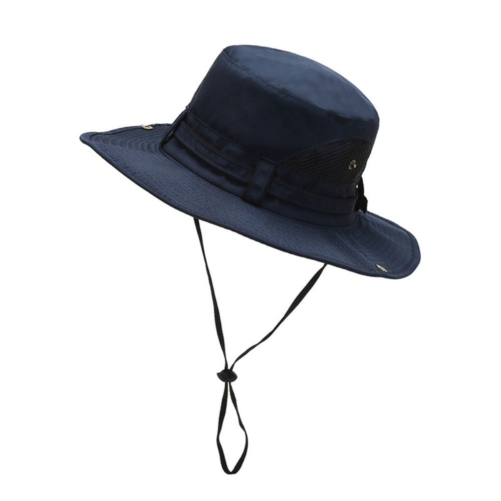 UV Protection Men Bucket Hat Wide Brim Sun Hat Fashion Hiking Hats