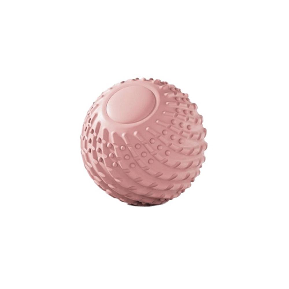 Deep Tissue Peanut Massage Ball Raised Point Fascia Massager TPE Yoga Fitness Roller  Foot Massage Pink Single Ball