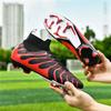 Overseas men's and women's high-top breathable football shoes indoor/outdoor sports shoes straight hair