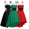 Bunny Girl Christmas Costume: Sexy, Cute, Irregular Dress with Waist Suspenders - 4 Colors, 8 Sizes
