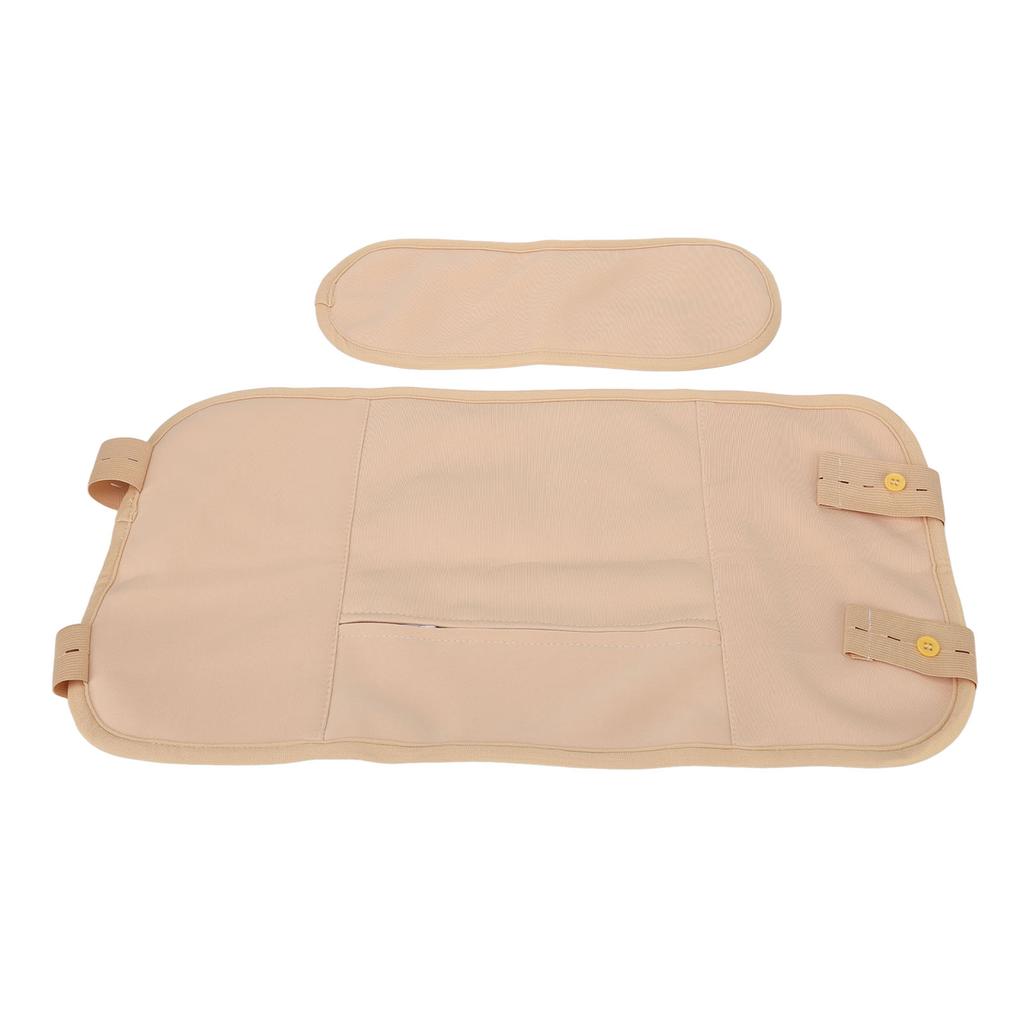 Castor Oil Pack Kit Reusable Soft Adjustable Castor Oil Neck Waist Wrap for Insomnia Liver