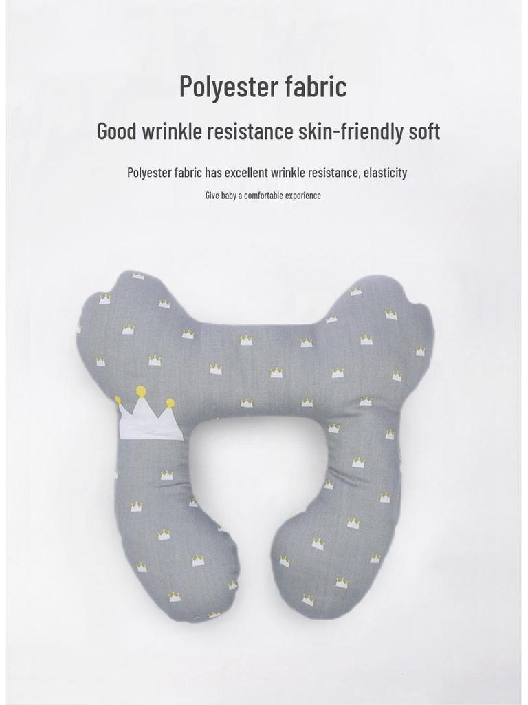 Baby Head & Neck Support Pillow - Anti-Flat Head Protection for Strollers & Car Seats