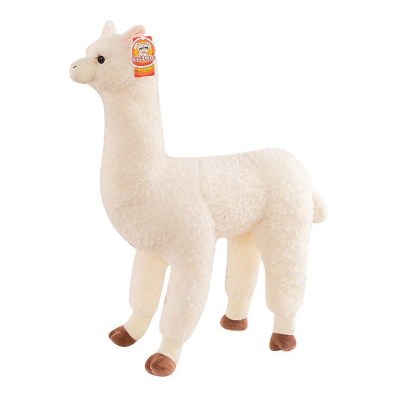Simulation Animal Alpaca Plush Doll Childrens Birthday Gift Home Decoration