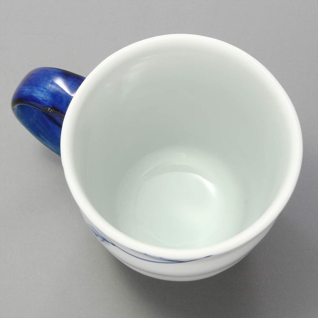 Hogdseirrs Hasami-Keramik Wayama-Ofen Blumenbecher mit Linienblumenmuster 385827