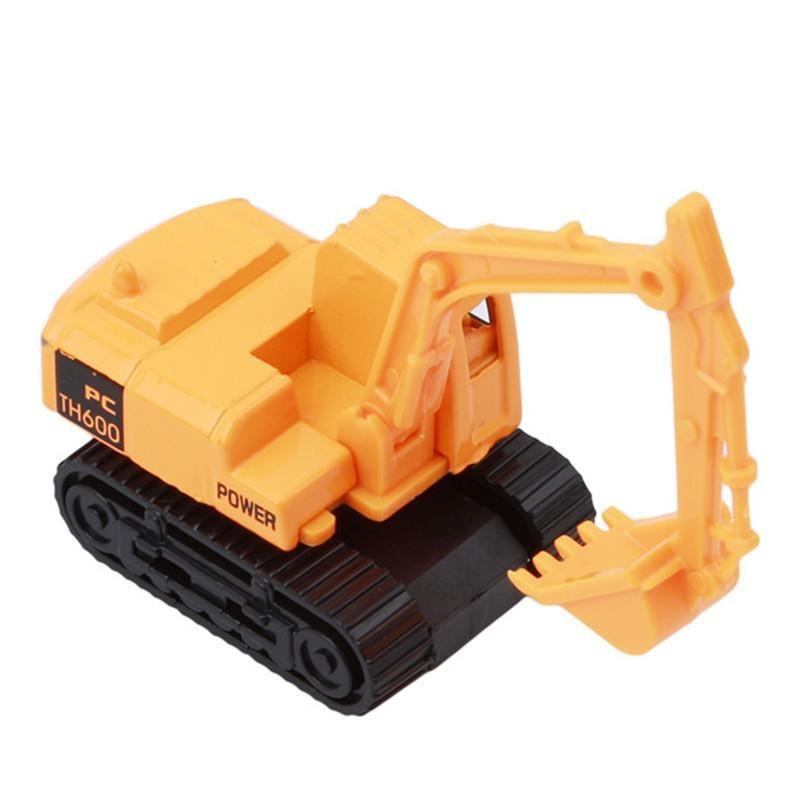 8 Types Children's Forklift Simulation Inertial Excavation Engineering Vehicle Excavator Model Toys