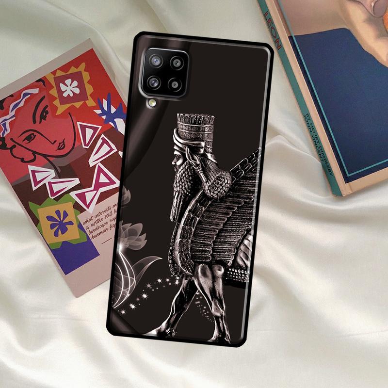 Lamassu Assyrian Winged Lion Case For Samsung Galaxy A33 A13 A36 A56 A23 A52 A32 A12 A54 A34 A14 A16 A26 A53 A15 A35 A55