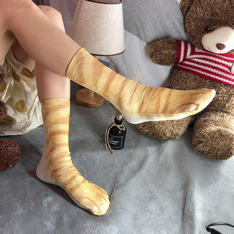 Eye-catching animal socks, unique polar bear paw