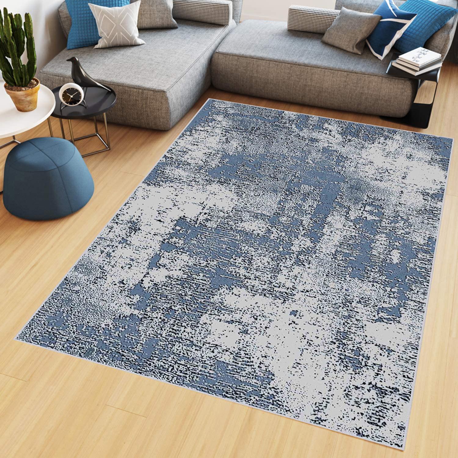 

Rovigo Home Моющийся ковер с принтом RVGHOME0451 50x80 синий