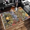 Game E-ELDEN R-RING Print Area Rug-Soft,Washable Non-Slip Indoor Mat Office Chairs,Living Room,Home Office Decorative Rug