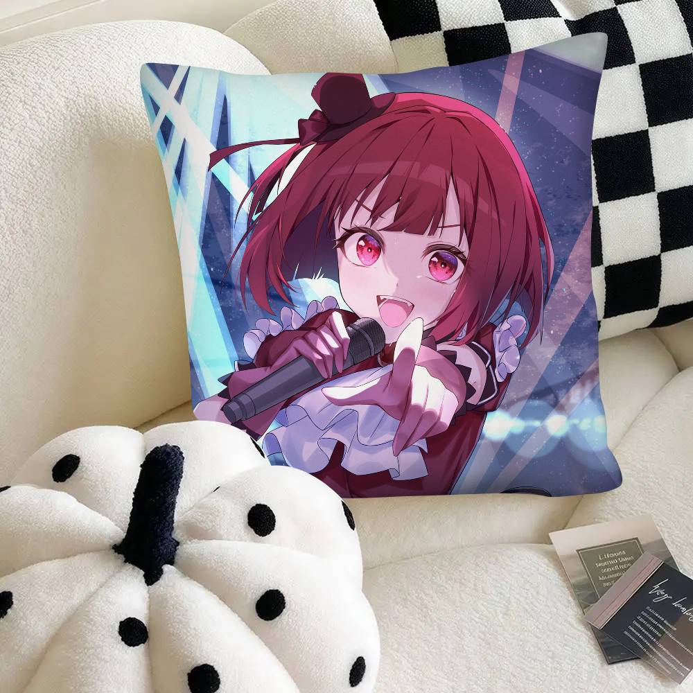 Anime Arima Kana Pillow Case Fashion Square Pillowcase Bedroom Sofa Room Ins Decoration Leisure