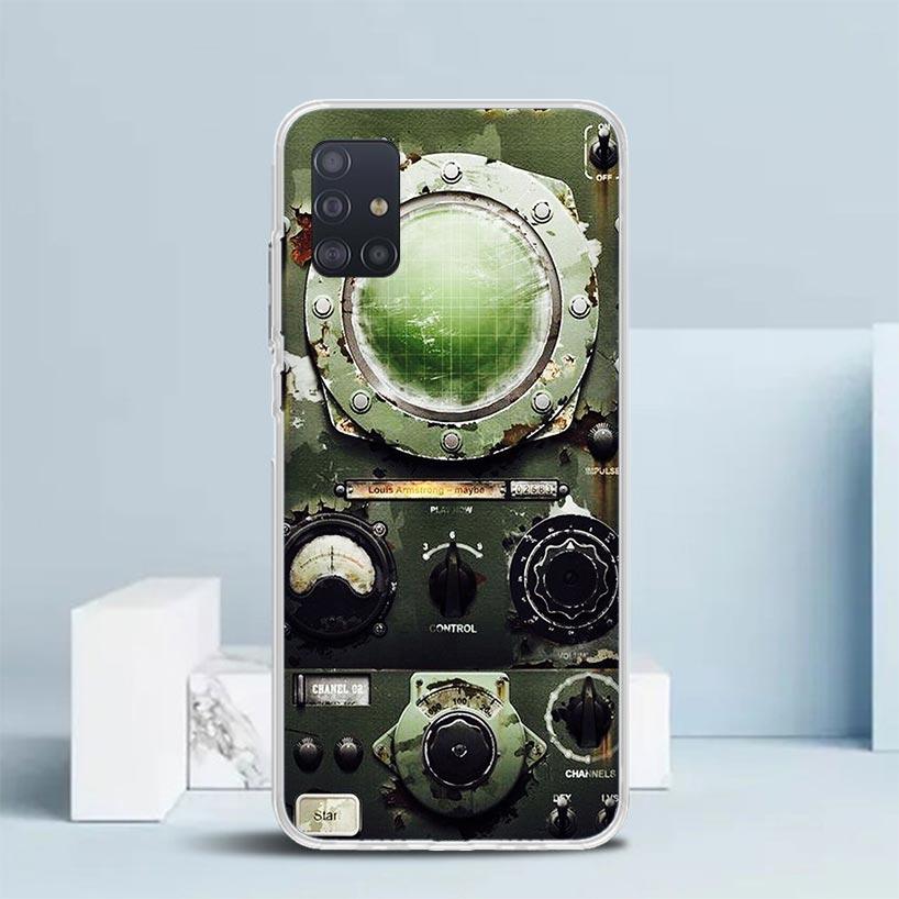 

Aviation Aeroplane Helicopter Cockpit Instrument Soft Cover for Samsung Galaxy A12 A22 A32 A52 A72 A02S Phone Case Note 20 Ultra Samsung A02S