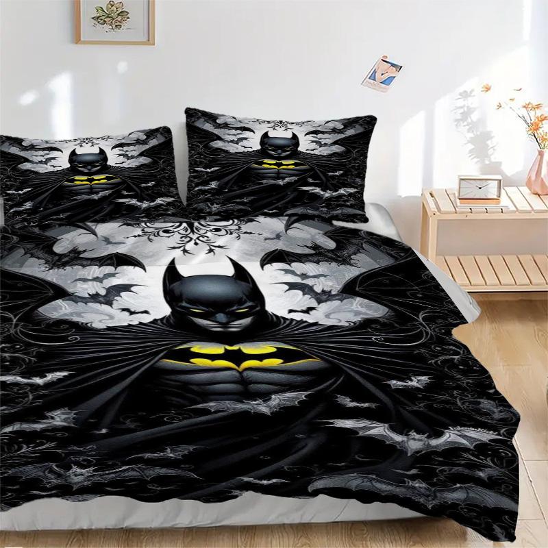 Batman Gothic Artwork Print 3Pcs Bedding Setduvet Cover With 2 Bedropillowcase Home Birthday Gift