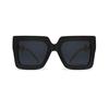 Trendy Vintage Oversized Sunglasses for Women Retro Fashion Beach Sunshade Sunglasses Big Square Frame Sun Glasses UV400 Shades