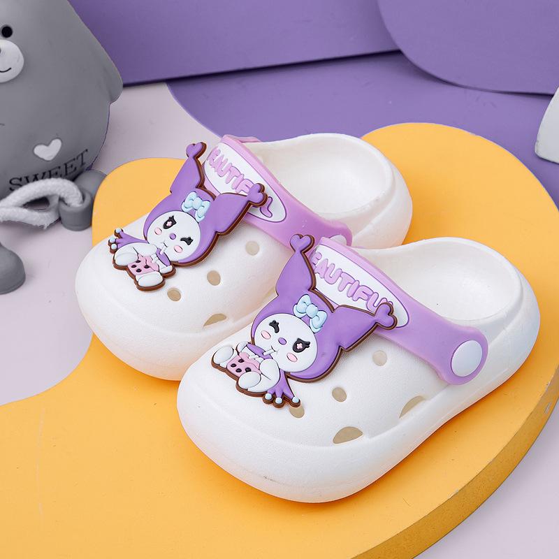 

Summer non-slip cartoon children s slippers for girls and boys, clogs for girls, closed-toe breathable non-slip wear-resistant sandals 21/22Code【Insole Length