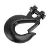 3Celsius8 Inch   Chain Hook 18000lb Load Capacity Alloy Steel Zinc Clevis Slip Hook with     for Trailer Truck Agricultural Equipment