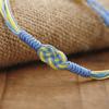10 Colors Flag Colored Bracelet Unisex Handmade Weaven String Braslet Prayer Meditation Lucky Fabric Braclet Couple Brazalete