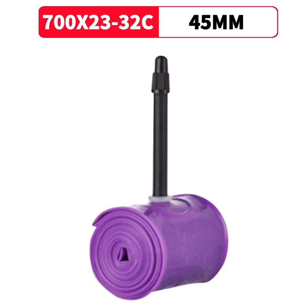 700C X 35-50C/23-32C Ultralight Bike Inner Tube 45mm/65mm/85mm Presta Valve TPU Inner Tubes Super Light Tube Bicycle Accessories