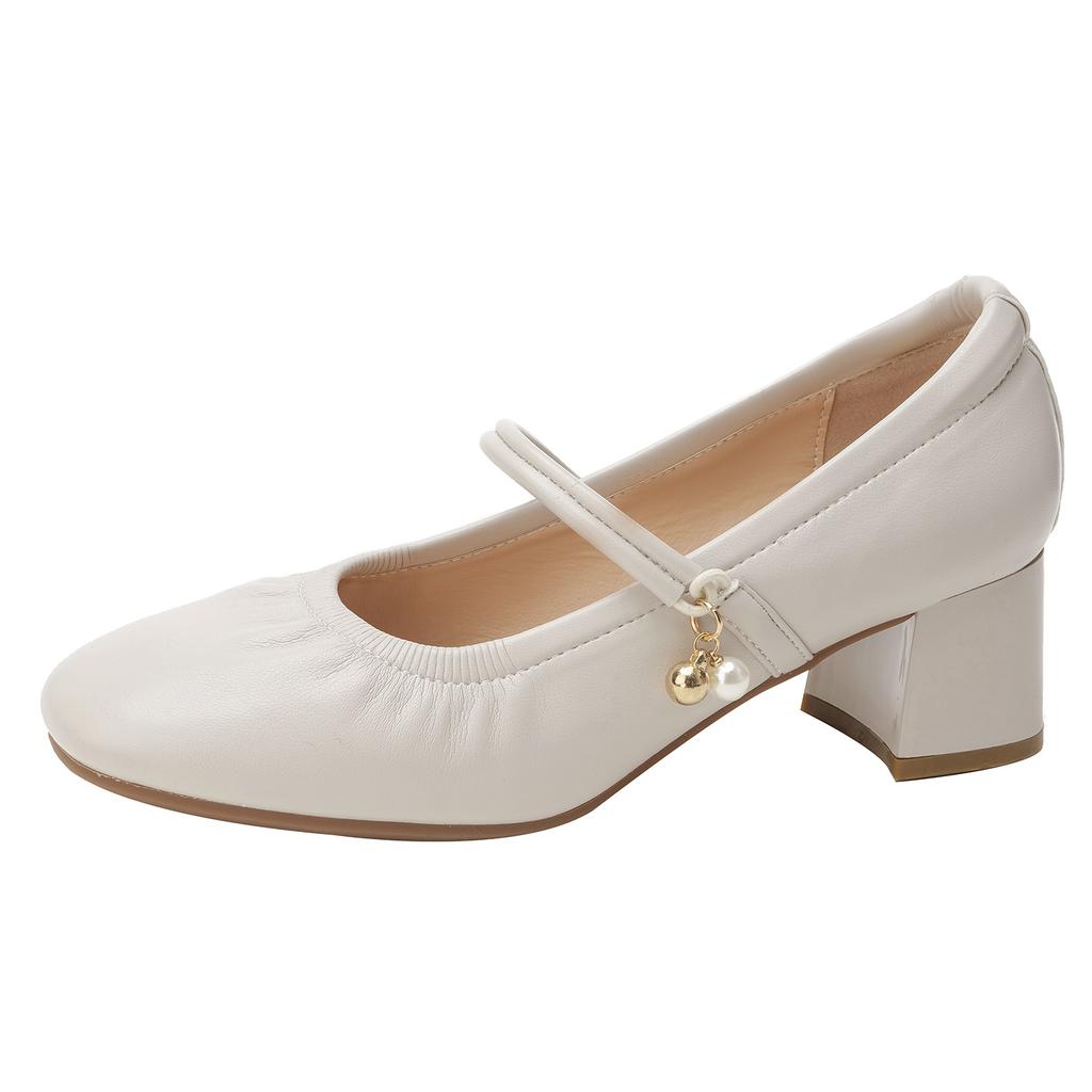Single Shoe Women 2026 Spring and Autumn New Item, Thick Heel Mary Jane Paired with Cheongsam Shoes for Women