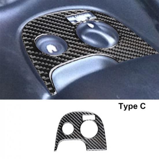 Carbon Fiber Traction Console Cover Trim For Chevrolet Corvette C5 1998-2004