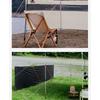 Outdoor Windshield Windproof Transparent Visual Strip Camping  Screen Panel Partition Wall Divider