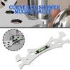 Multifunctional Faucet Installation Wrench Thickened Design with Level Gauge Bend Angle Leveling Wrench Durable