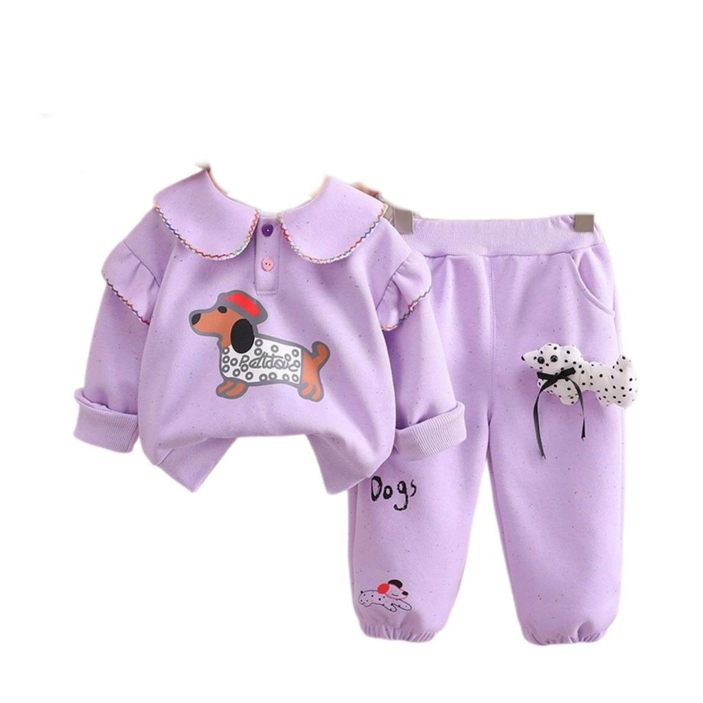 Kids Casual Long-Sleeve Set, Comfortable Daily Wear Outfits
