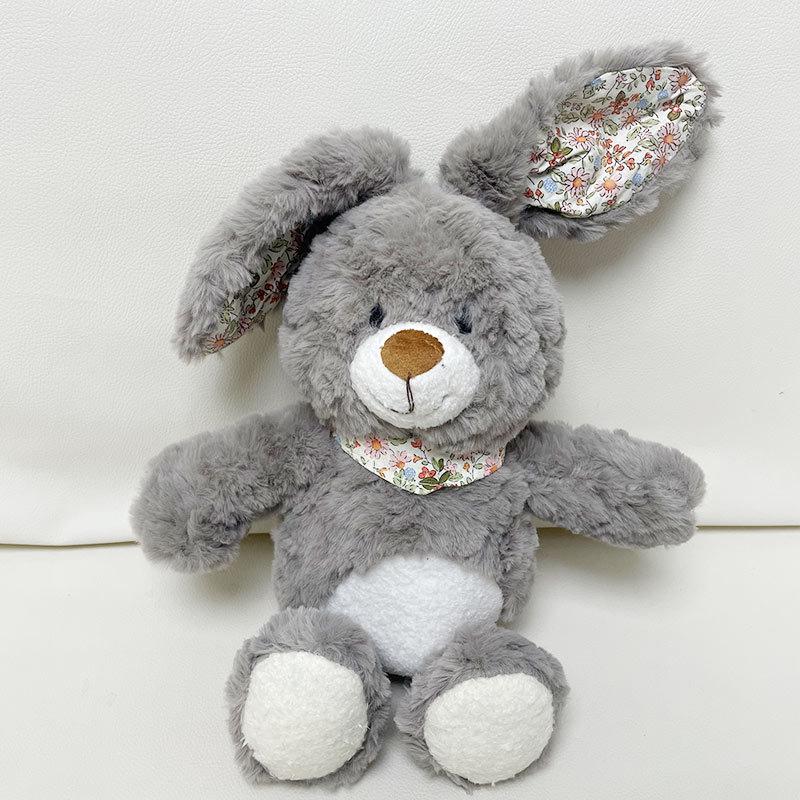 

Кудрявый кролик плюшевая игрушка мультяшная кукла лежащая ушами кукла кролик свадьба метание Total Length 30cm