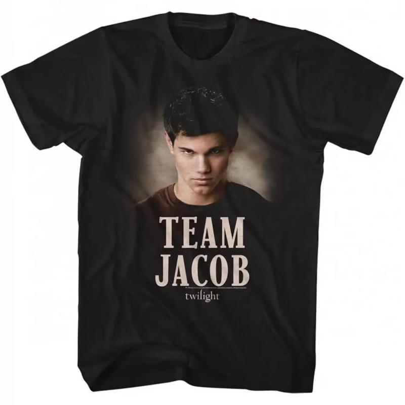 Jacob and Robert Pattinson portrait Twilight Tshirt suitable for both Unisex and Women S