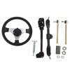 Go Kart Steering Wheel Assembly Set Adjustable 300mm 11.8in Diameter for 150cc‑250cc Engines