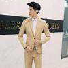 Men's Fashion One Button Suit Coat Wedding Business Casual Slim Lapel Jacket