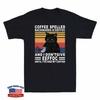 Coffee Spelled Backwards Is Eeffoc I Don't Give Eeffoc Black Cat Men's T Shirt