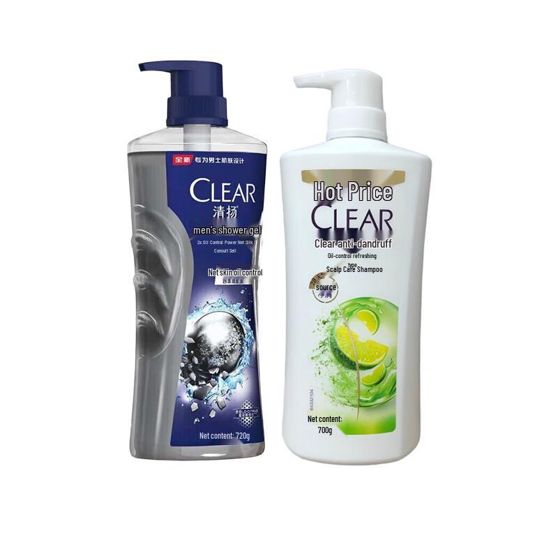 

Clear Men Deep Clean Shower Gel & Anti-Dandruff Shampoo Bundle