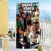 Grand Theft Auto Beach Towel High Absorbency Quick-Dry Comfortable Lightweight Perfect for Traveling Yoga Camping and Swimming