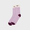 STRIPED SOCKS (PLUM)
