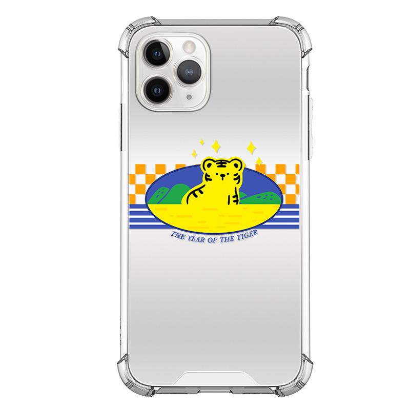 

Чехол для телефона Zhitai Год Тигра - Совместим с Apple iPhone 13/16Pro, Huawei P30, Xiaomi 14 Apple 12 Mini