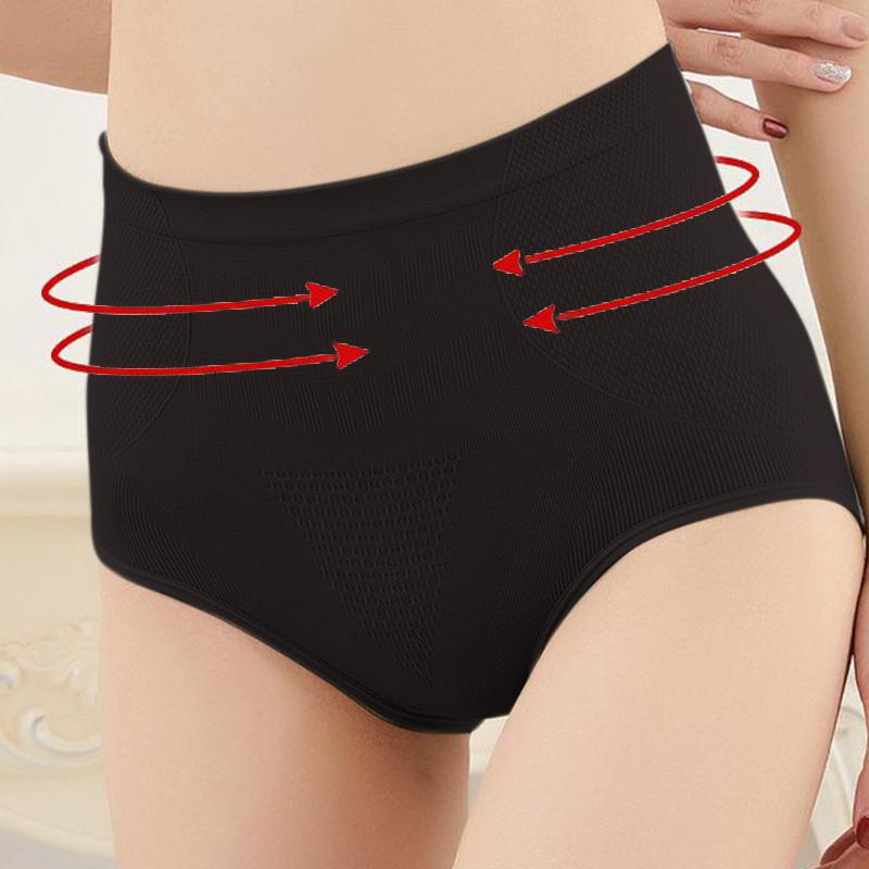 High Waisted Tummy Control Panties For Women Postpartum Body Shaping Antibacterial Pure Cotton Crotch Underwear