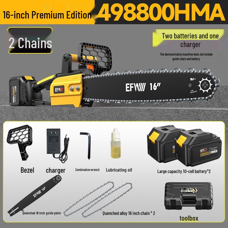 High-End German Cordless Electric Chainsaw: Compact Brushless Lithium Saw for Outdoor Logging